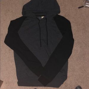 Zumiez two toned black hoodie